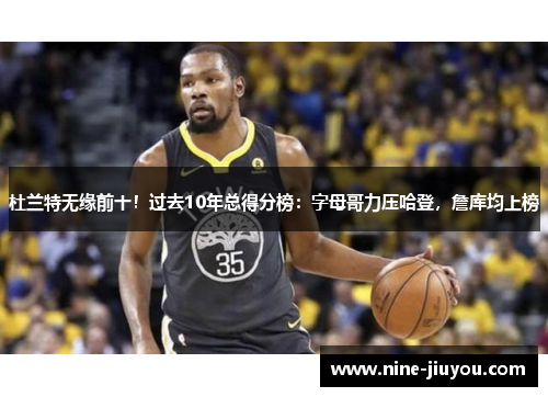 杜兰特无缘前十！过去10年总得分榜：字母哥力压哈登，詹库均上榜